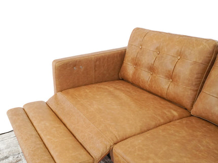 Christopher - Electric Inclining Sofa Left Facing - Tan