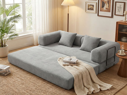 Convertible Sofa Bed With Removable Pillows