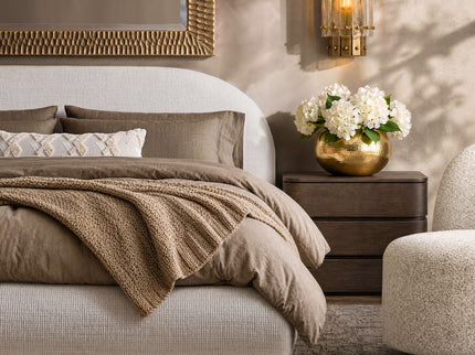 Archie Puffy Grounded - Upholstered Platform Bed