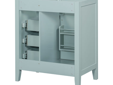 Modern Bathroom Vanity Base Only With Drawers, Freestanding Design