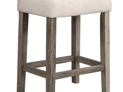 Transitional Counter Dining Set With 4 Tufted Stools