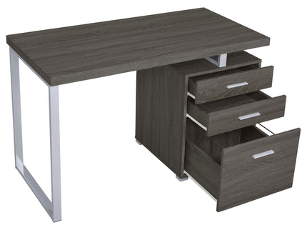 3 Drawer Reversible Office Desk