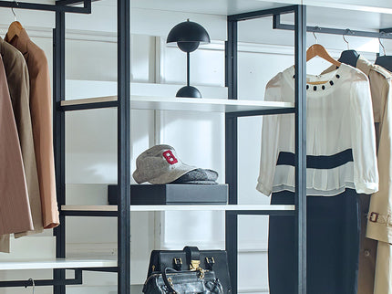 Fiona - Freestanding Walk-In Closet System - White - Wood