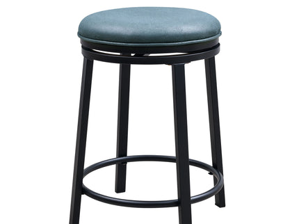 Swivel Bar Stools, Counter Height (Set of 2) - Blue