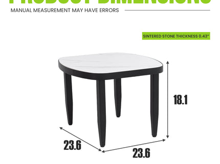 Outdoor Elegance Table, Rounded Corners