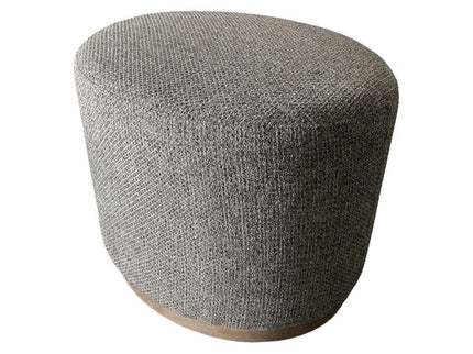 Oval Accent Ottoman - Brown