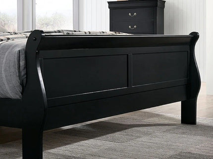 Louis Phillipe Sleigh Bed