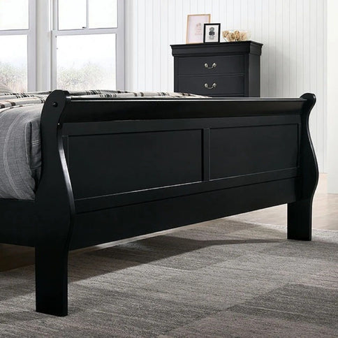 Louis Phillipe Sleigh Bed