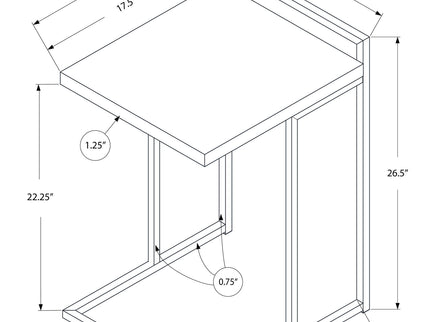 Accent Table, C - Shaped, Versatile