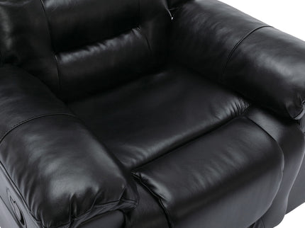 360° Swivel And Rocking Home Theater Recliner Manual Recliner Chair With Wide Armrest For Living Room