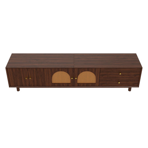 TV Stand With For 85" TVs - Walnut