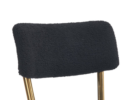 Modern Teddy Fabric Upholstered Bar Stools