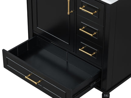 Traditional Bathroom Vanity Set With Soft Close Doors