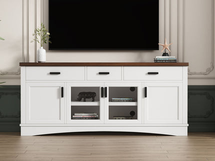 Modern TV Console & Adjustable Shelves