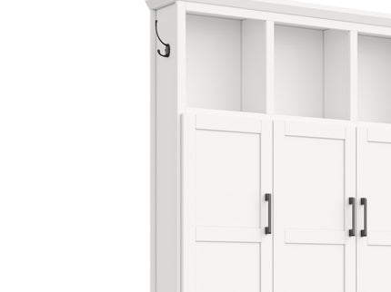 Hall Tree With 4 Hidden Cabinets