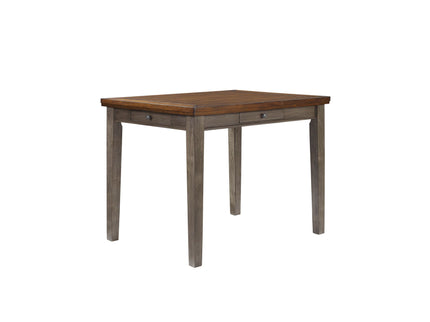 Counter Height 2 Tone 4 Drawer Dining Table - Gray
