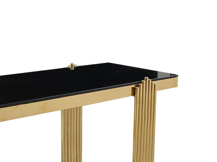 Console Table With Double Tier Storage