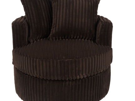 Swivel Upholstered Accent Chair For Living Room