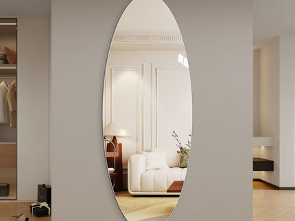Modern Oval Full Length Wall Mirror