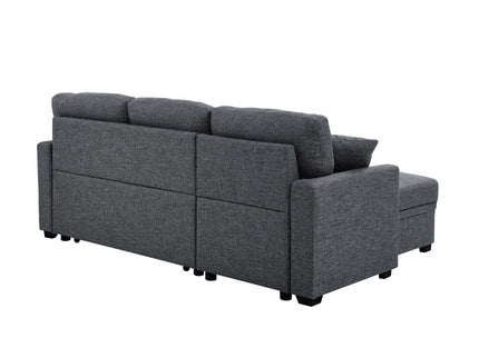 Upholstered Sectional & Pull Out Bed And Chaise Storage