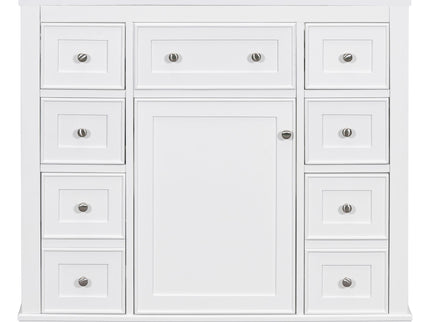 Modern Bathroom Vanity With Sink Combo, 6 Drawers And 1 Cabinet