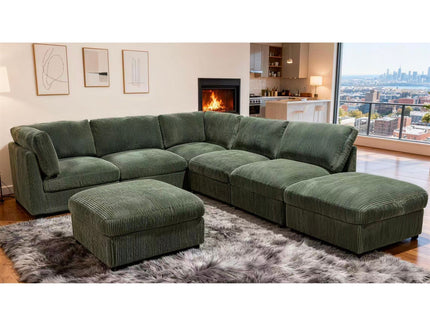 Modern Reversible Modular Sectional