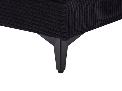 Modern Deep Seat Sectional Sofa With Ottoman