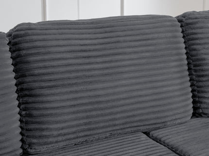 Modern Minimalist L Shape Modular Sectional Sofa, Couch