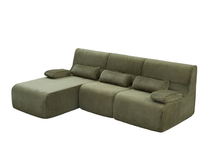 Oversized Sectional Sofa, Living Room Seating With Modular Design