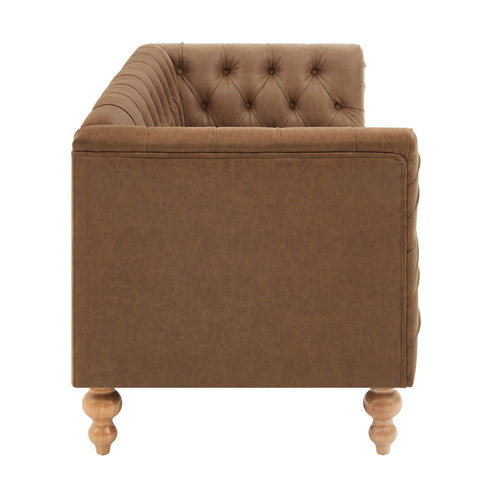 Chesterfield Sofa With Flared Arms For Living Room