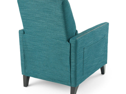 Kiersten - Contemporary Fabric Pushback Recliner
