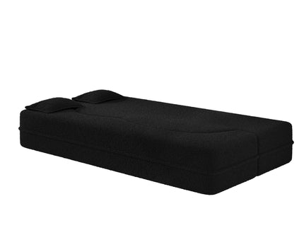 Modern Floor Sofa With 2 Pillows, Twin Size For Living Room