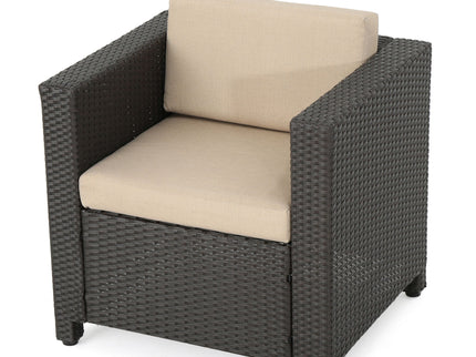 Stylish Outdoor Club Chair With Weather Resistant Cushions