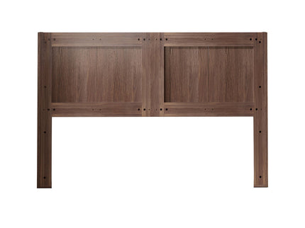 Queen Headboard Only, Fluted Panel Design - Walnut