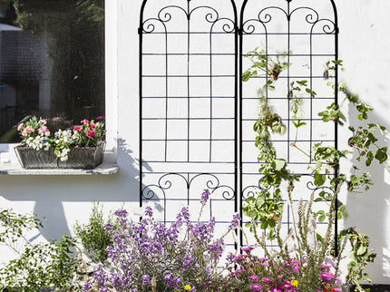 Metal Garden Trellis For Climbing Plants Outdoor Rustproof Plant Support Rose Trellis Netting Trellis