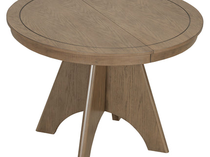 Extendable Dining Table With Sturdy Crossed Legs
