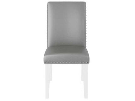 Upholstered Dining Chair With High Back Design (Set of 2)