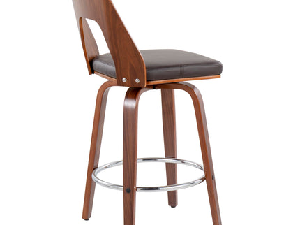 Trilogy - Mid Century Modern Counter Stool (Set of 2)
