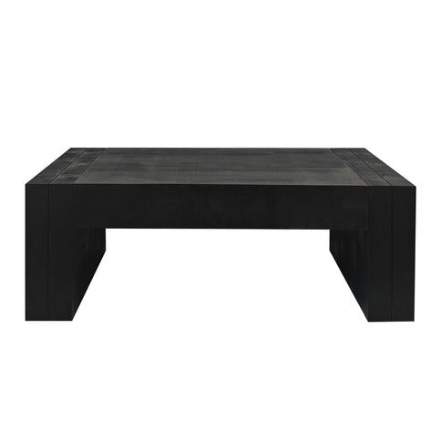 Modern Farmhouse Living Room Block Leg Coffee Table