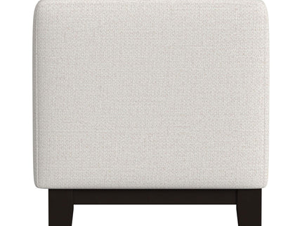 Thomas - Raised Arm Accent Bench - Ivory