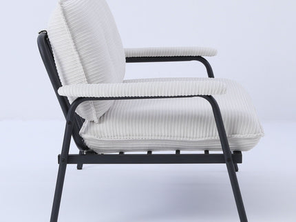 Modern Metal Frame Sofa With Sponge Filling For Compact Spaces And Versatile Use