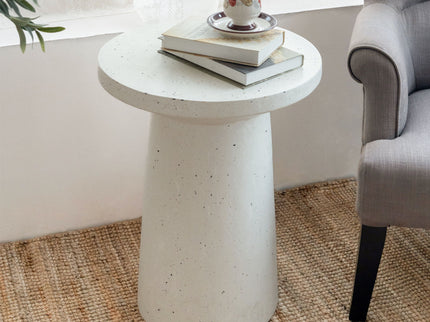 Terrazzo - Outdoor Side Table - White