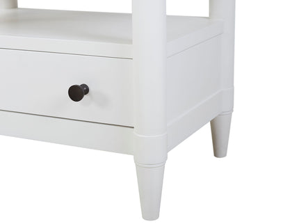Open Nightstand With 2 Drawers