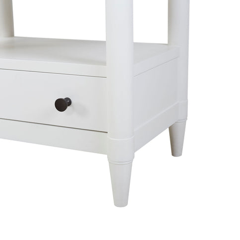 Open Nightstand With 2 Drawers