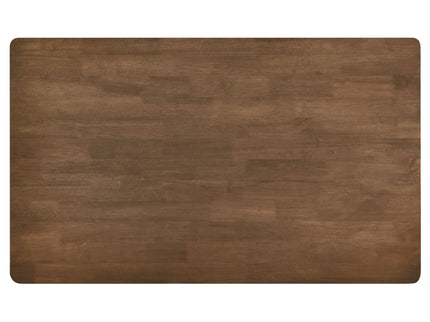 Svenstra - Rectangular Dining Table Set With Armless Side Chairs, Wood, Natural Walnut, 59 X 35.5 X 30 Inches