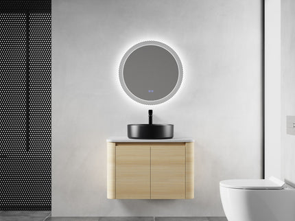 Mounted Bathroom Vanity With Art Sink & 2 Soft Close Doors