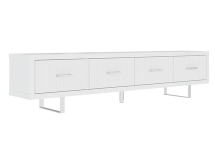 TV Stand With Slatted Drawers