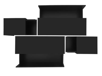 Extendable Coffee Table With 2 Hidden Storage Space And 2 Drawers For Living Room