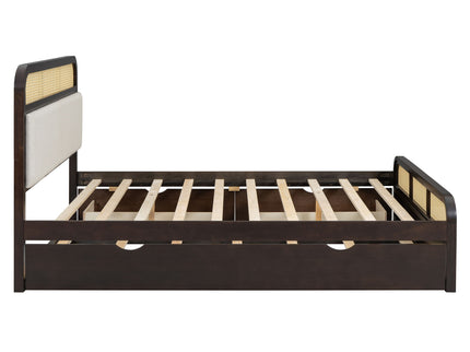 Platform Bed With Trundle And 2 Drawers