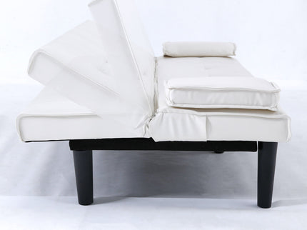 Sofa Bed With Foldable Design And Cup Holder